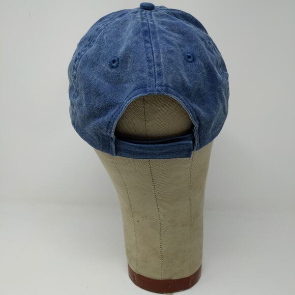 Distinctive Headwear Men's Florida Twill Strapback Hat Embroidered Shark Blue - Picture 8 of 11